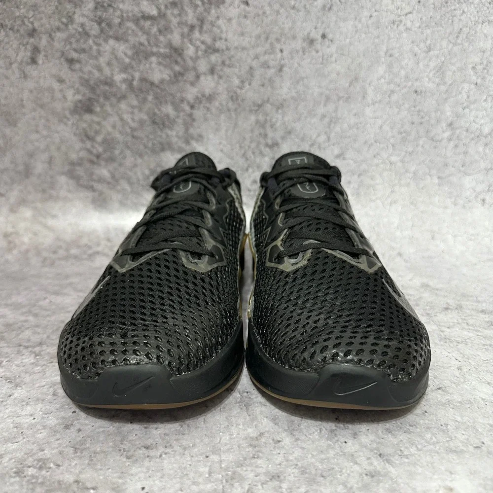 Nike Metcon 6 Training Shoes Mens 10.5 Black Gum CK9388-002 Cross Training